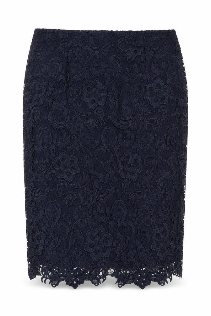 Womens UK Size 16 La Redoute Straight & Pencil Lace Skirt