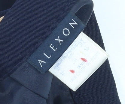 Alexon Women's Blue Pencil Skirt, Size 12, Business Style