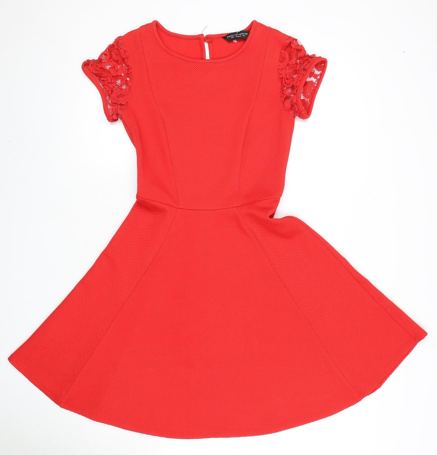 Dorothy Perkins Women's Red Fit & Flare Dress Size 6