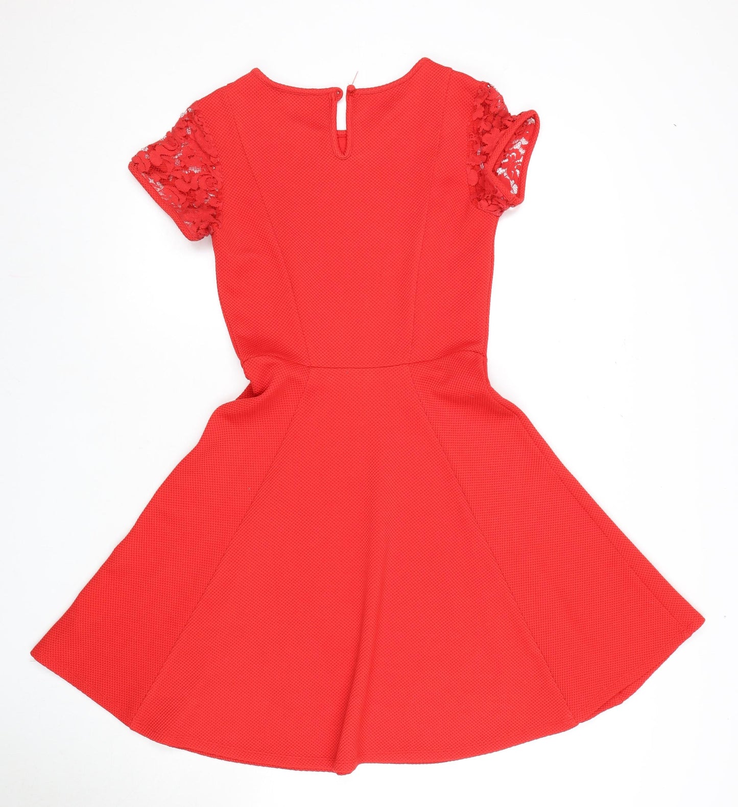 Dorothy Perkins Women's Red Fit & Flare Dress Size 6