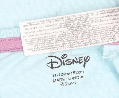 Disney Blue Stitch Teen Nightshirt - Size 11-12, Short Sleeve