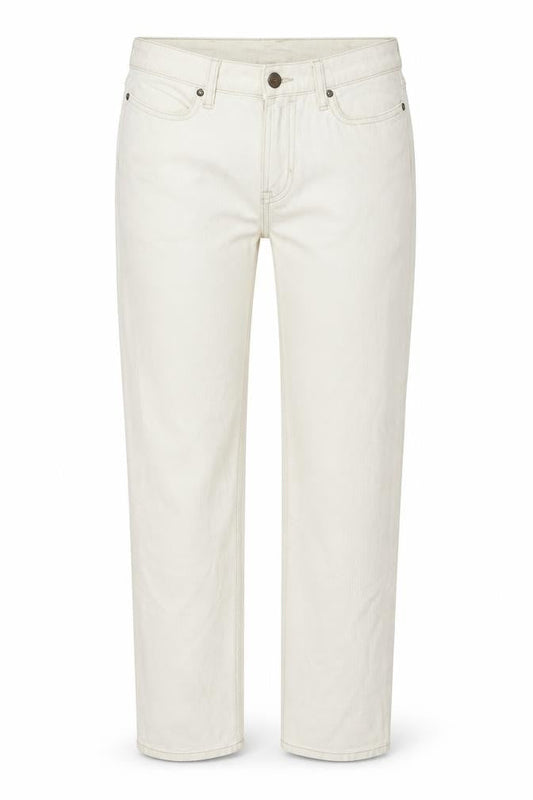 AllSaints Women's Ivory Straight Jeans, Size 27