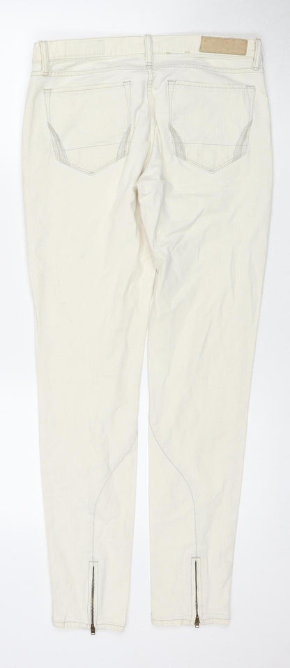 AllSaints Women's Ivory Straight Jeans, Size 27