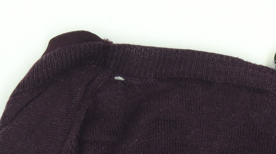 Laura Ashley Women's Purple Cardigan Size 10