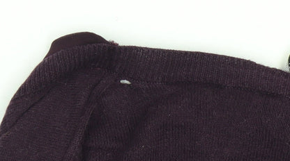 Laura Ashley Women's Purple Cardigan Size 10