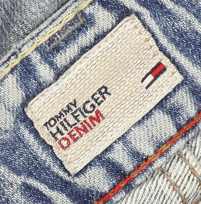 Mens UK Size M Tommy Hilfiger Regular Fit Straight Blue Jeans
