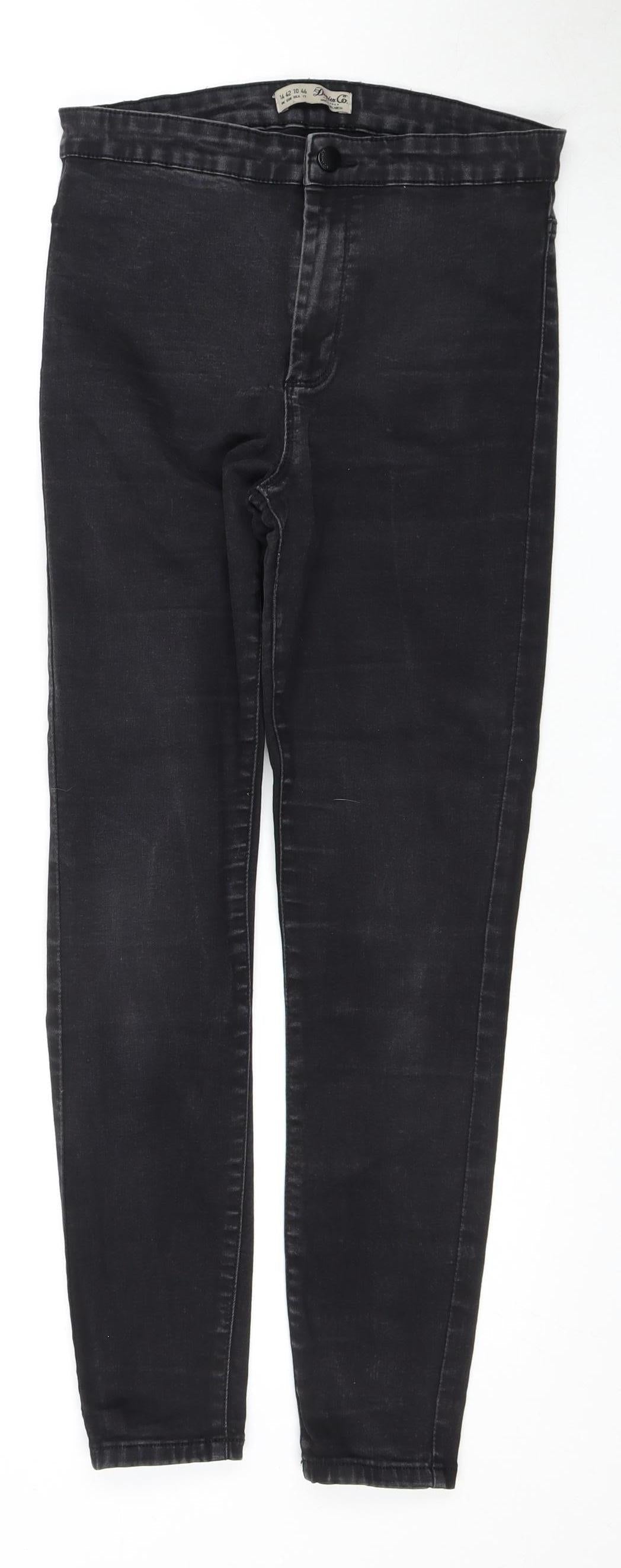 Denim Co. Women's Black Skinny Jeans Size 14