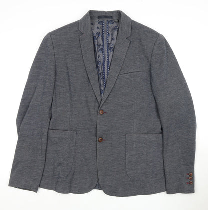 Mens UK Size 4 Ted Baker Regular Grey Suit Jacket