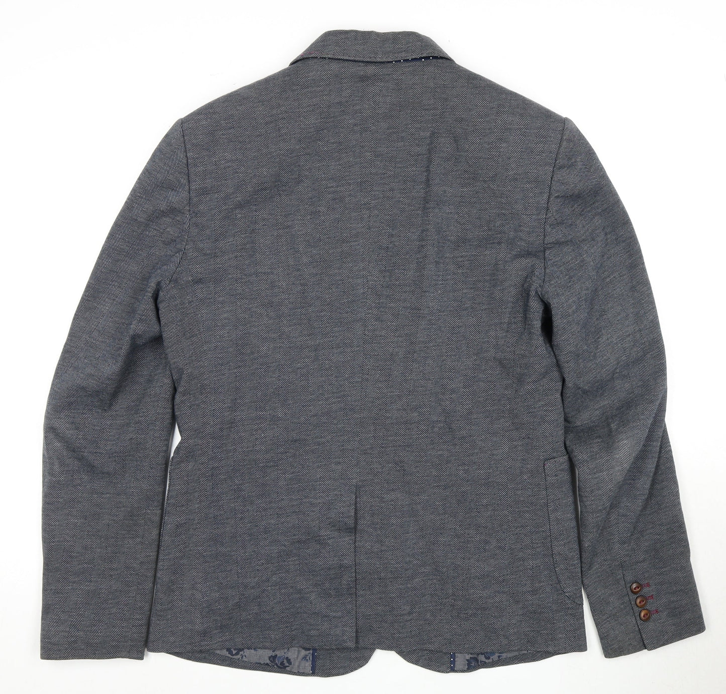Mens UK Size 4 Ted Baker Regular Grey Suit Jacket