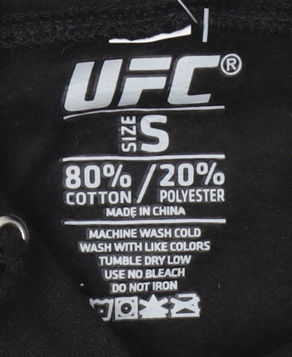 UFC Men's Black Small Pullover Hoodie
