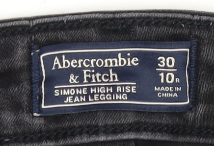 Abercrombie & Fitch Women's Black Jegging, Size 10, High Rise