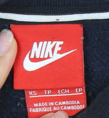 Nike Women's Black XS Pullover Sweatshirt Hoodie