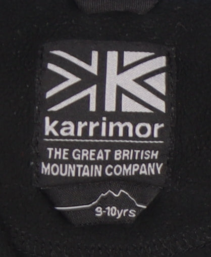 Karrimor Boys Black Fleece Pullover Hoodie 9-10 Years
