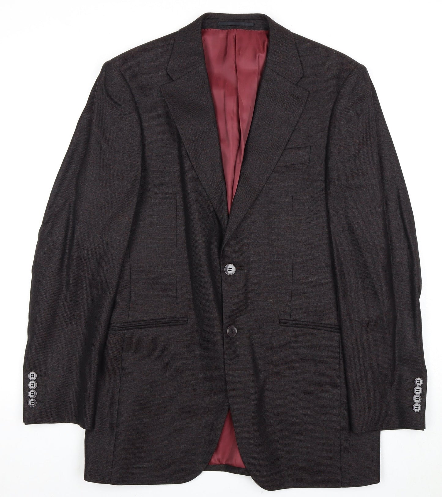 Mens UK Size 38 Pierre Cardin Regular Brown Suit Jacket