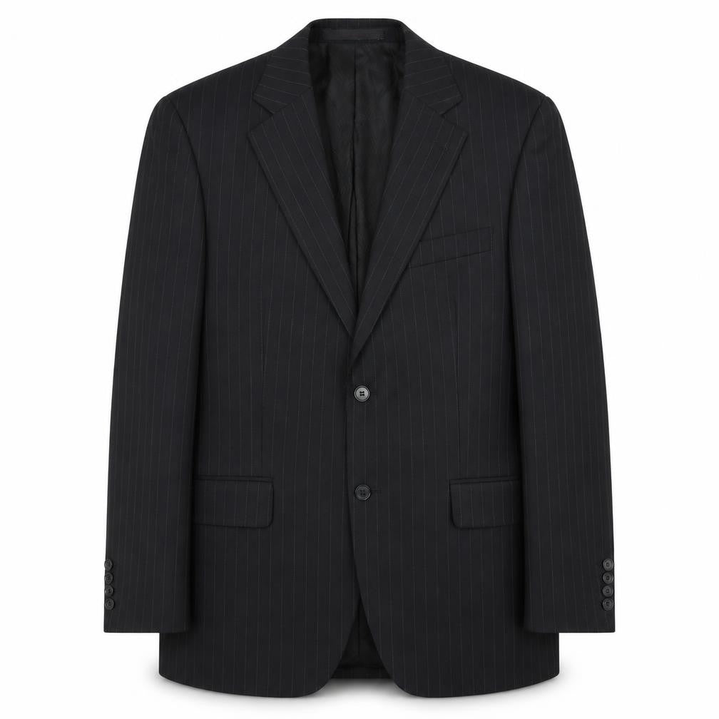 Mens UK Size 38 Jeff Banks Regular Black Suit Jacket