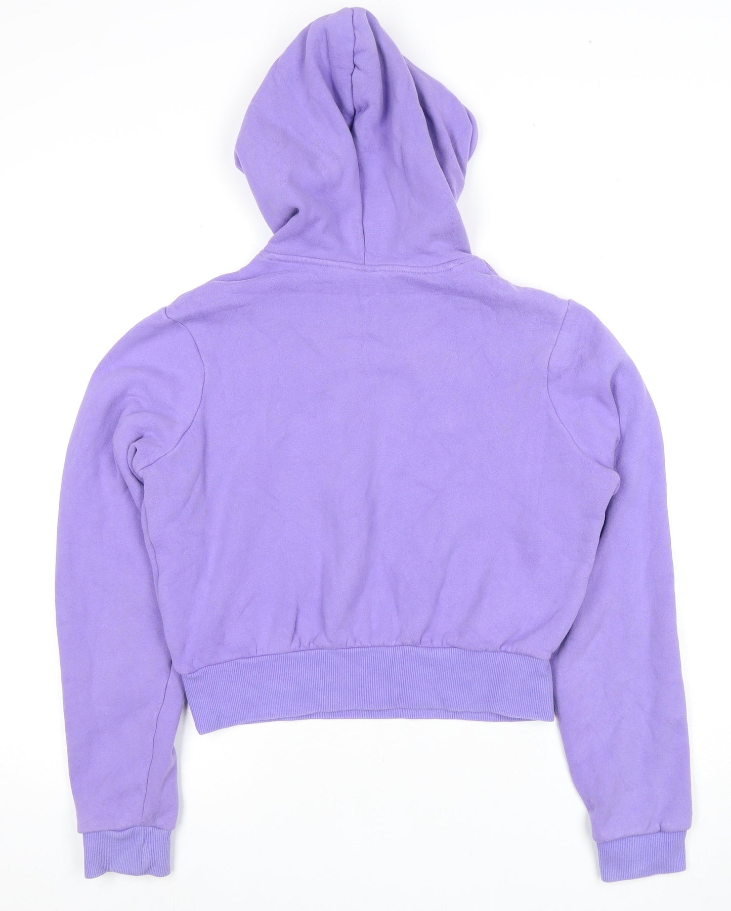 FILA Women's Purple Pullover Hoodie S - Logo Accent