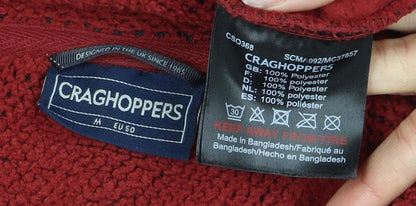 Mens UK Size M Craghoppers Red Pullover Sweatshirt