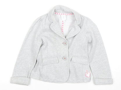 Jasper Conran Girls Grey Blazer Jacket 3-4 Years