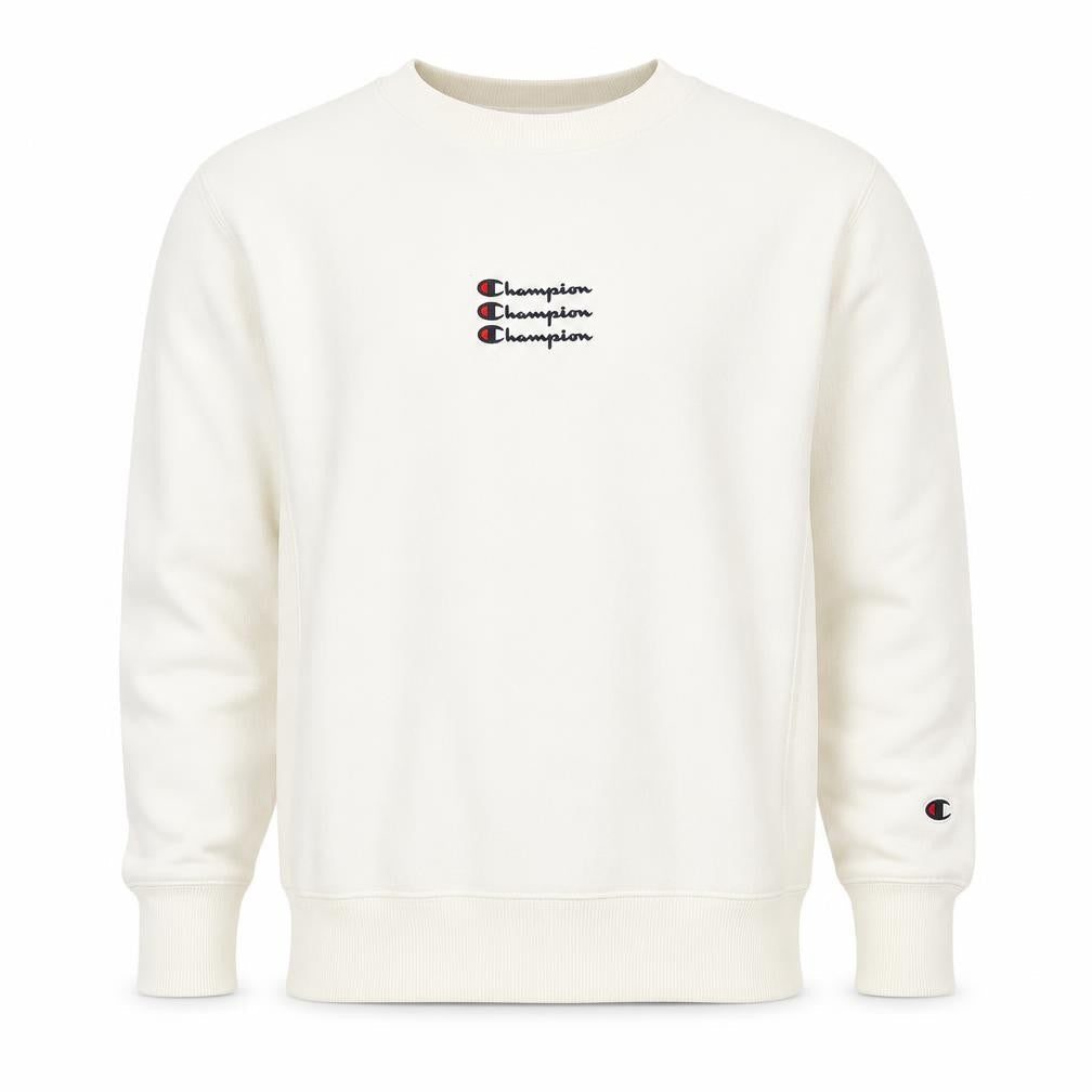 Mens UK Size S Champion White Pullover Sweatshirt