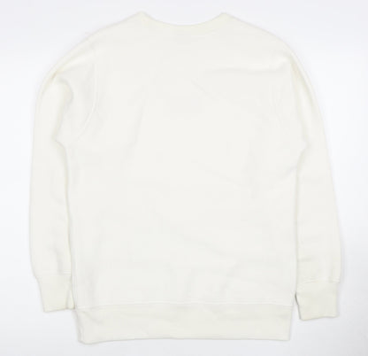 Mens UK Size S Champion White Pullover Sweatshirt