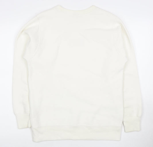 Mens UK Size S Champion White Pullover Sweatshirt