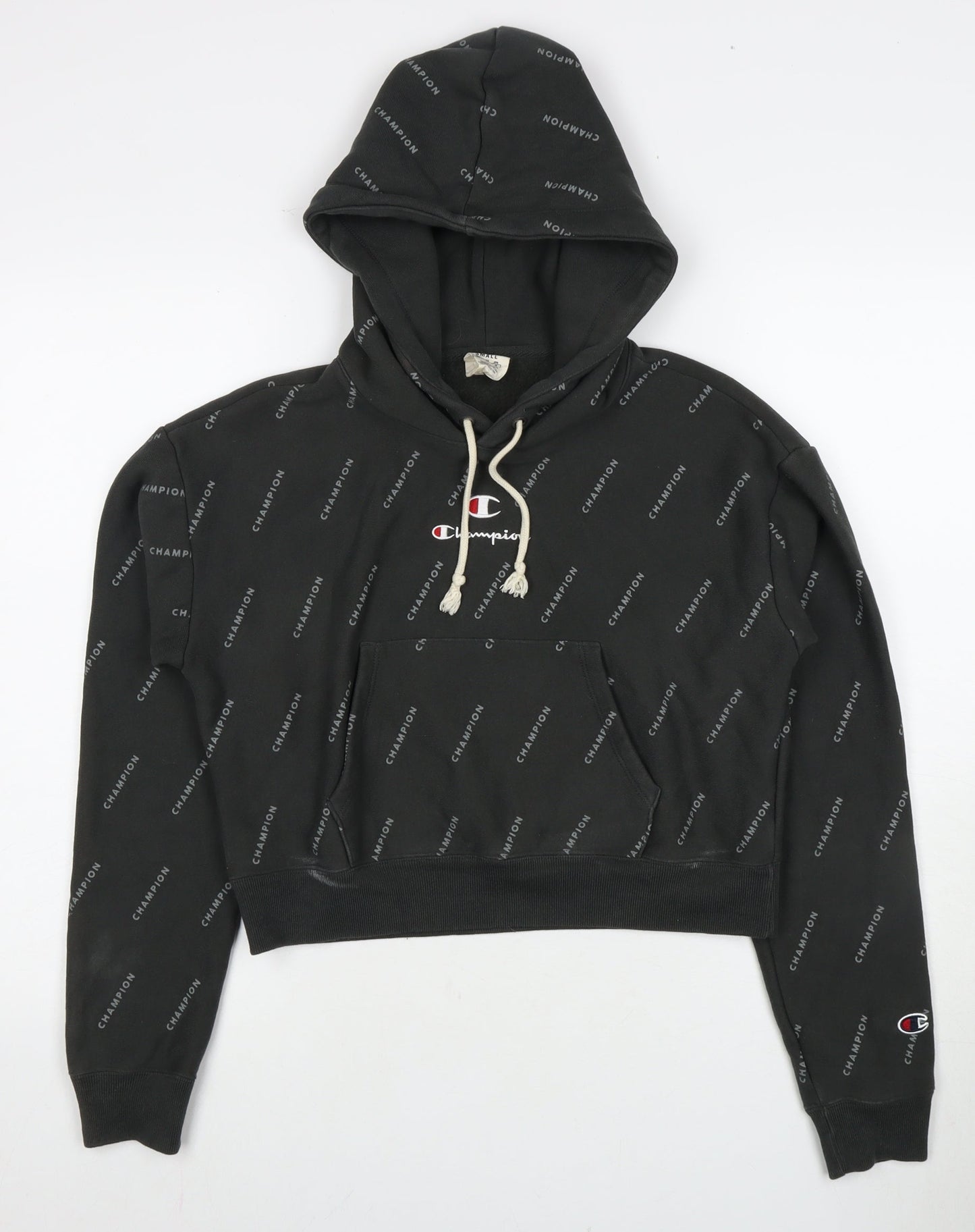 Champion Women's Black Pullover Hoodie S Lightweight