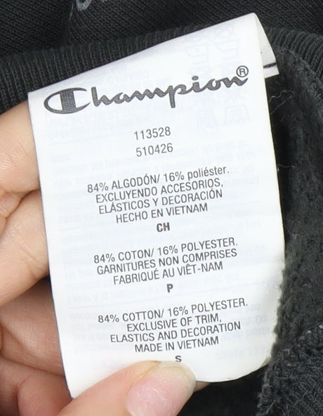 Champion Women's Black Pullover Hoodie S Lightweight