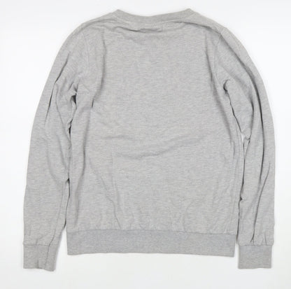 Coca-Cola Women's Grey Pullover Jumper Size 10