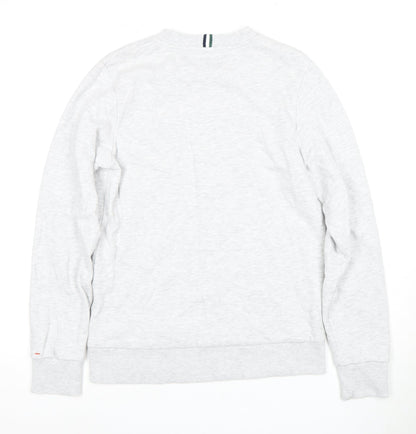 Mens UK Size S JACK & JONES White Pullover Sweatshirt