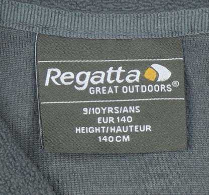 Regatta Boys Grey Fleece Sweatshirt 9-10 Years