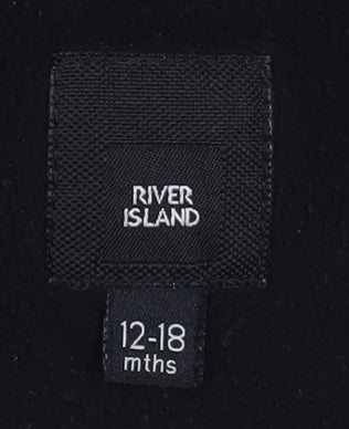 River Island Boys Green Geometric Rain Coat - 12-18 Months