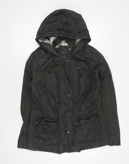 Womens UK Size 12 Marks and Spencer Green Parka Coat