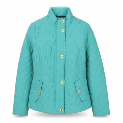 Marks & Spencer Women's Green Quilted Jacket Size 8