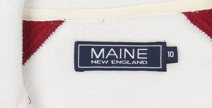 Womens UK Size 10 Maine New England Red
