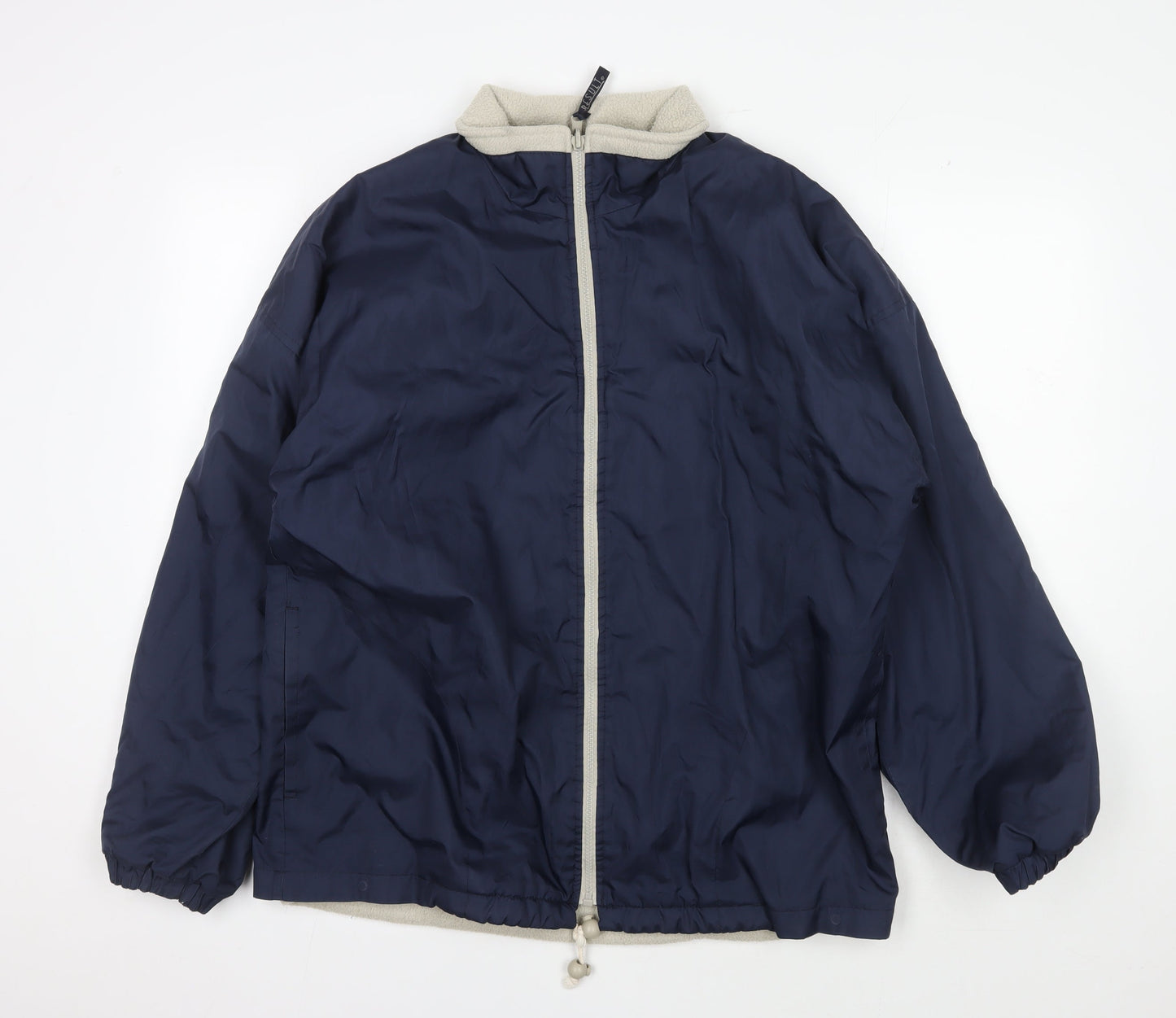 Mens UK Size M Result Blue Windbreaker Coat