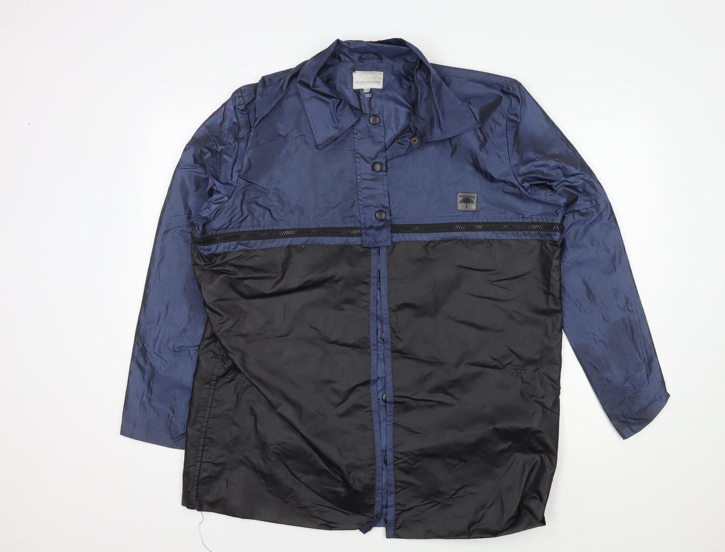 Mens UK Size XL Premiere Collection Blue Rain Coat