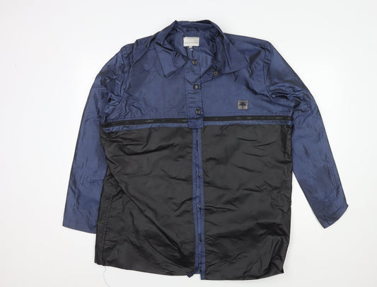 Mens UK Size XL Premiere Collection Blue Rain Coat