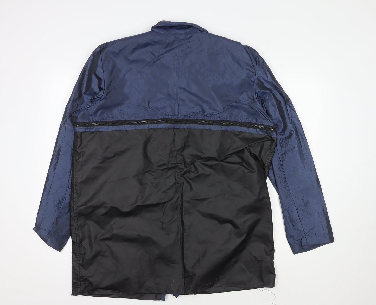 Mens UK Size XL Premiere Collection Blue Rain Coat