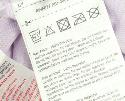 Regatta Women's Purple Pullover Sweatshirt, Size 12