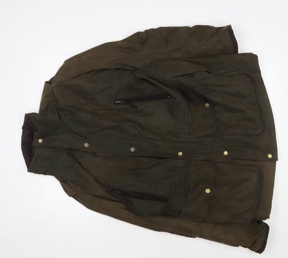 Mens UK Size L Tayberry Green Field Jacket