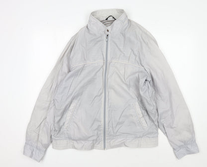 Mens UK Size L BHS Grey Windbreaker Coat