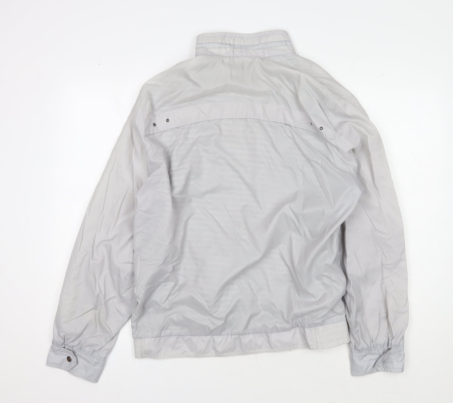 Mens UK Size L BHS Grey Windbreaker Coat
