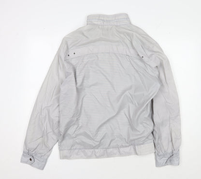 Mens UK Size L BHS Grey Windbreaker Coat