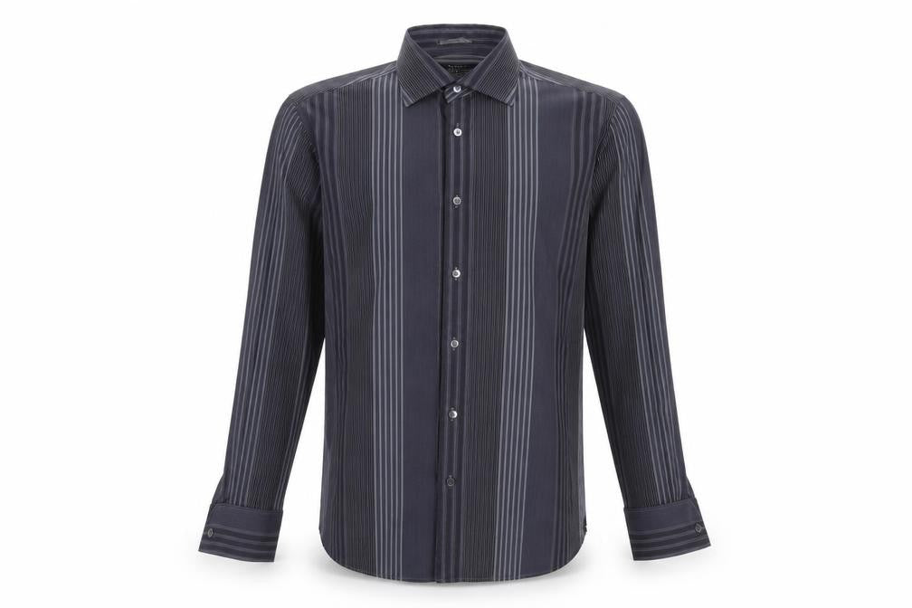 Mens UK Collar Size M Ted Baker Smart Black  Dress Shirt