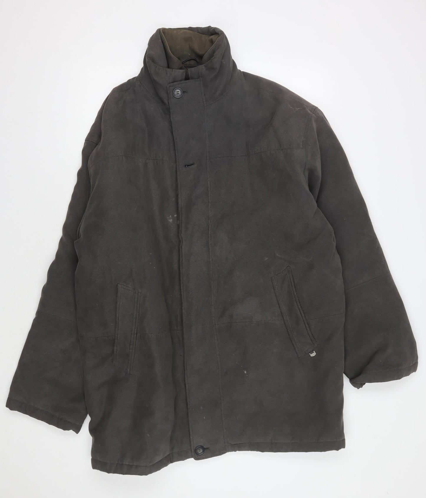 Aldon Men's Black L Overcoat