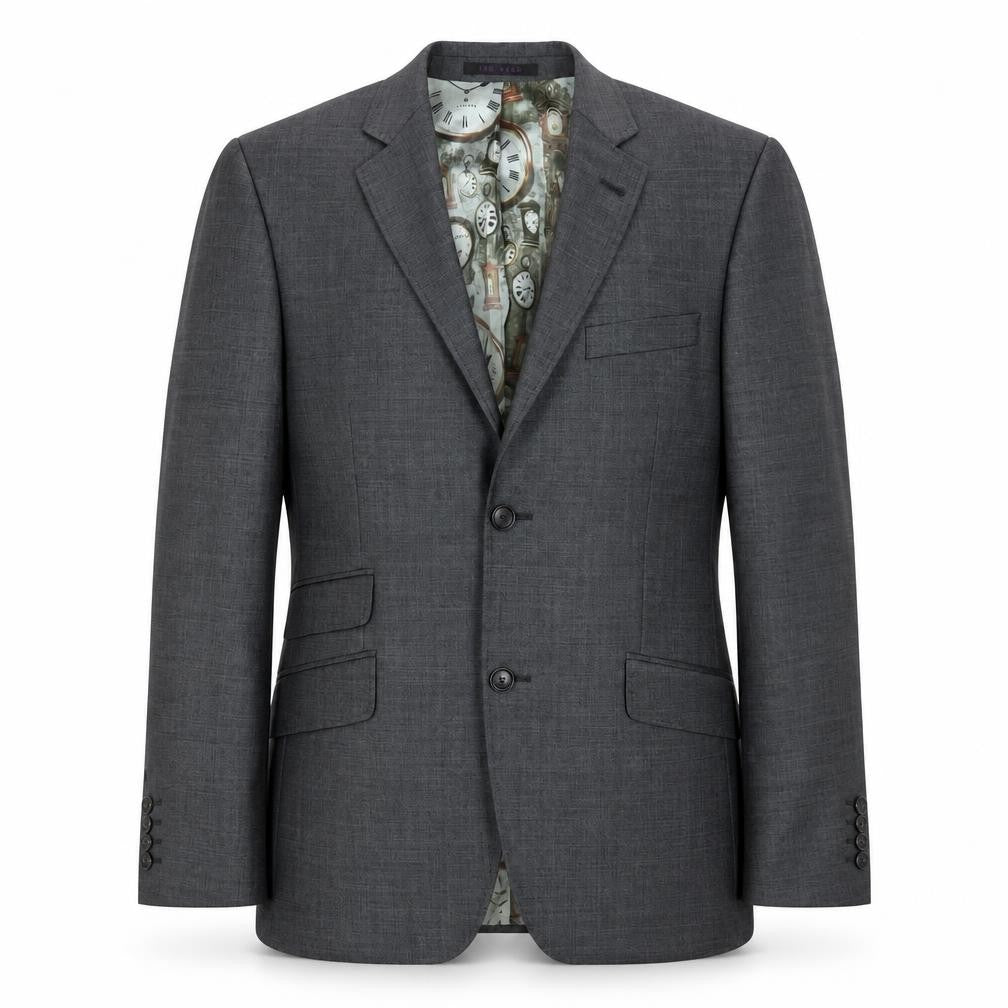 Mens UK Size 38 Ted Baker Regular Grey Suit Jacket