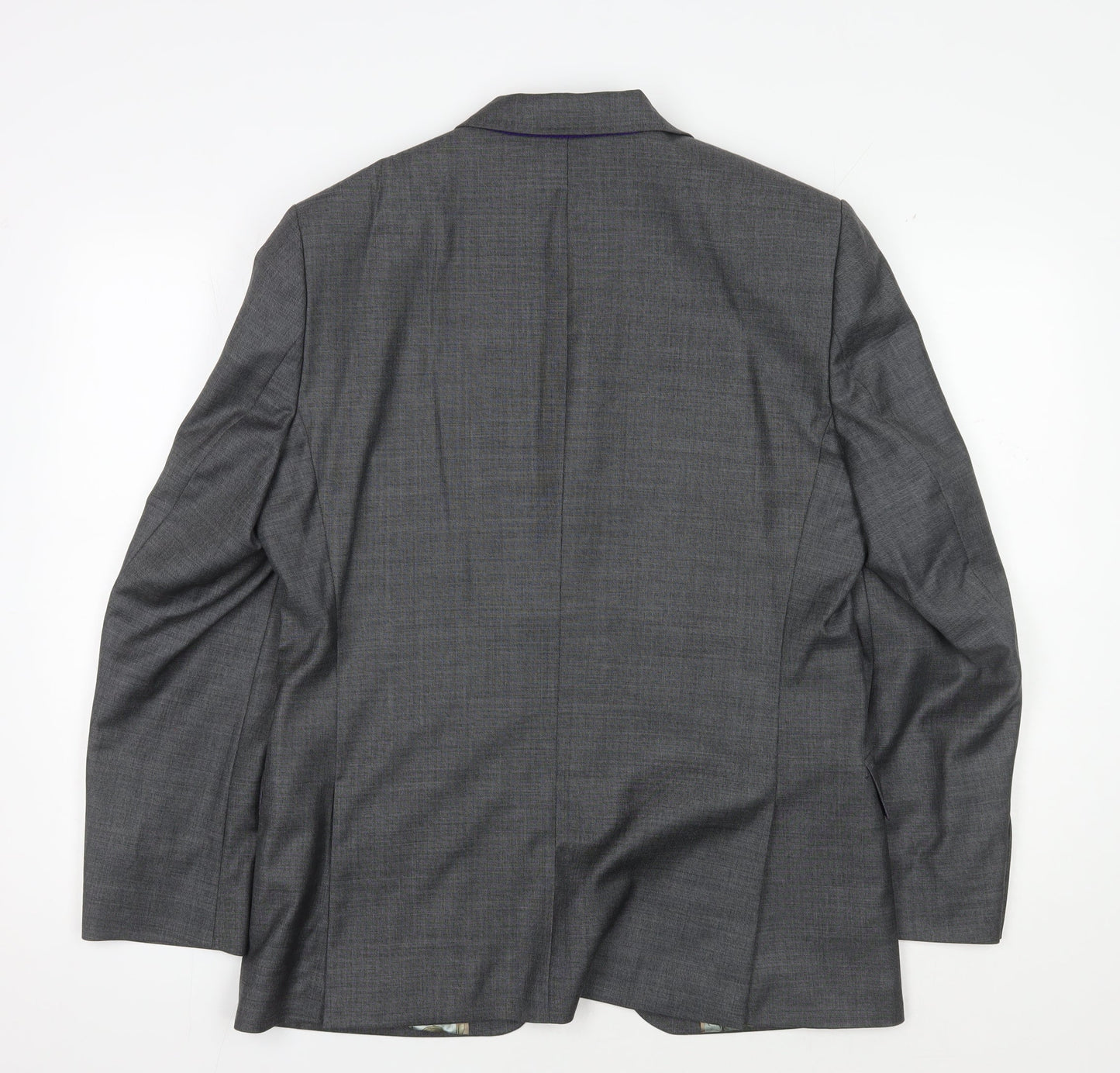 Mens UK Size 38 Ted Baker Regular Grey Suit Jacket