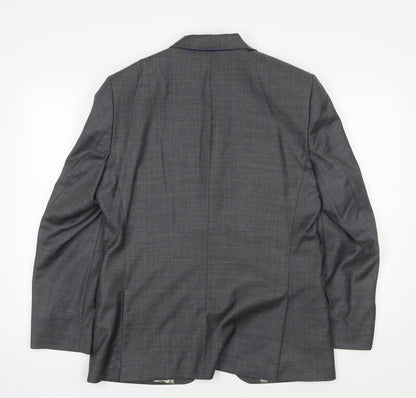Mens UK Size 38 Ted Baker Regular Grey Suit Jacket