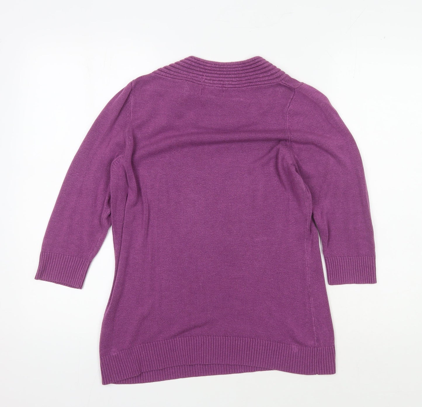 Alexon Women's Purple Knit Pullover Jumper - Size L