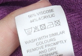 Alexon Women's Purple Knit Pullover Jumper - Size L